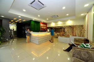 Classic Boutique Hotel Kuantan的休息区