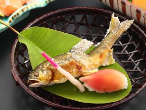 傳統日式旅館或附近的食物