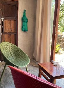 Posezení v ubytování Casa Ik en Coba