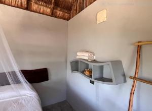 Postel nebo postele na pokoji v ubytování Casa Ik en Coba