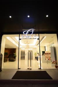 a store front with a sign on top of it at Ever O Business Hotel in Zamboanga