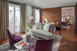 Posezení v ubytování Mandarin Oriental, Milan