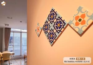 Ruang duduk di 壹貳貳洋樓 l 自助入住 l 無人櫃檯