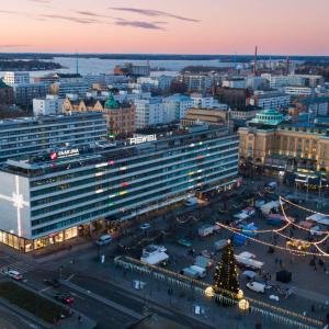 Nespecifikovaný výhled na destinaci Vaasa nebo výhled na město při pohledu z apartmánu