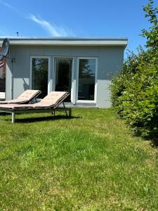 Zahrada ubytování Pappelhof - Doppelhaushälfte mit Garten in Grömitz
