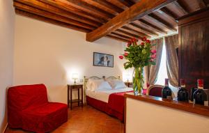 Voodi või voodid majutusasutuse Torciano Hotel Wine & Winery, Tuscany toas