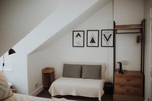 Postel nebo postele na pokoji v ubytování 16 Pilrig Guest House