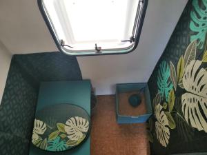 Posezení v ubytování La Tanière de la Louve