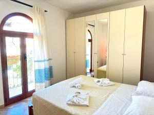 En eller flere senge i et værelse på Clarissa House