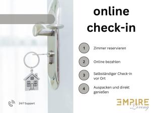 デンツリンゲンにあるEmpire Living: Denzlingen Marktplatzのドアに家が描かれたキーホルダー