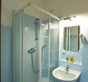Koupelna v ubytování B&B Sant'Agostino