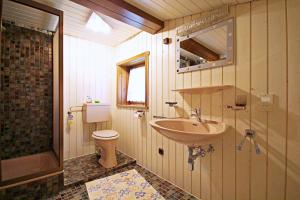Koupelna v ubytování Ferienhaus Konrad