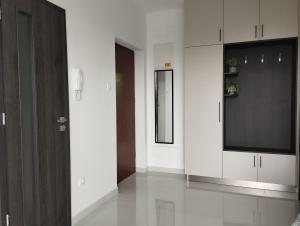 Kuchyňa alebo kuchynka v ubytovaní Híd Köz Penthouses Apartman