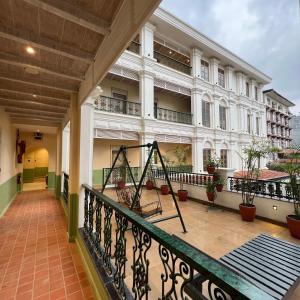 Balkón nebo terasa v ubytování Seto Ghar Hotel