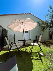 Zahrada ubytování Studio neuf avec vue sur jardin + 6 fotografií