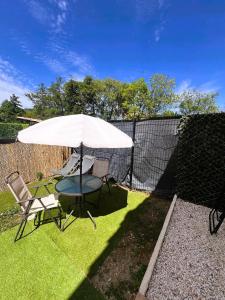 Zahrada ubytování Studio neuf avec vue sur jardin