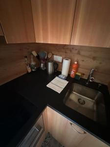 Kuchyň nebo kuchyňský kout v ubytování Rustic Alpine 1BR Getaway- Unwind and Reconnect
