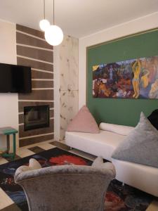 TV a/nebo společenská místnost v ubytování Molino Vecchio + 27 fotografií