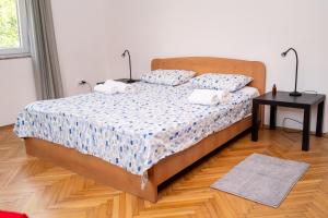 Postel nebo postele na pokoji v ubytování Vila Bjanka