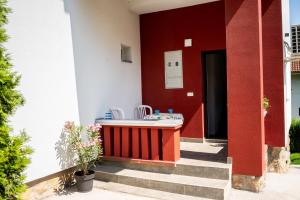 Balkón nebo terasa v ubytování Vila Bjanka