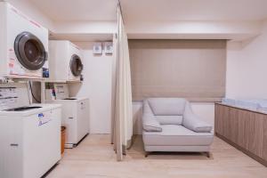 Dapur atau dapur kecil di 家美瑞品 台北 - Jiamei Hotel