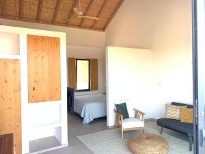 Postel nebo postele na pokoji v ubytování B&B Quinta a Fonte Tavira - Adults Only