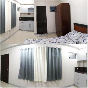 Kuchyň nebo kuchyňský kout v ubytování Ermac Residences and Apartelle