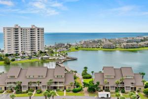 an aerial view of condos and the ocean at Ariel Dunes II 1106 in Destin