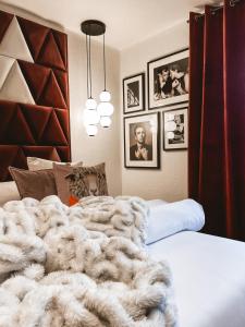 Łóżko lub łóżka w pokoju w obiekcie Boutique Hotel Pinzgauerhof
