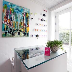 Billede fra billedgalleriet på Caféhaven i Børglum