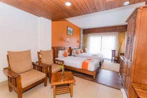 Katil atau katil-katil dalam bilik di Pokhara Batika