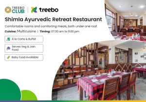 Restaurace v ubytování Treebo Shimla Ayurvedic Retreat Kufri