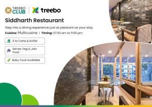 Ein Restaurant oder anderes Speiselokal in der Unterkunft Treebo Siddharth 