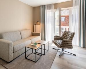 Posezení v ubytování Hotel am Schlosspark garni