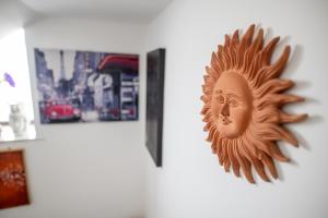 TV a/nebo společenská místnost v ubytování B&B Regina Carolina
