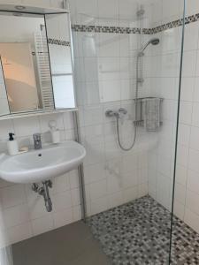 Phòng tắm tại Wohnung am Griesplatz +4 ảnh