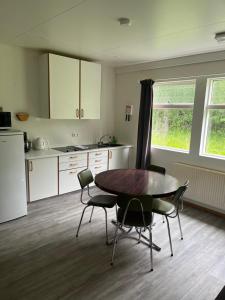 Dapur atau dapur kecil di Eidavellir Apartments and Rooms