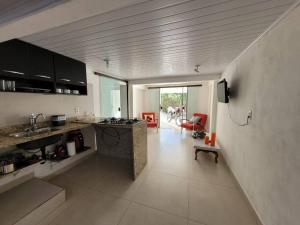 Kuchyň nebo kuchyňský kout v ubytování Casa verde