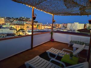 Balkón nebo terasa v ubytování Apartamento Estudio Terraza Privada
