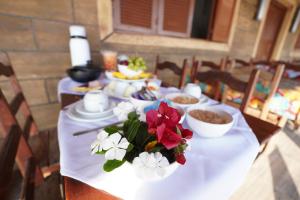 Comida no hotel ou em algum lugar perto