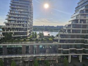 Vista sul fiume nelle vicinanze dell'appartamento