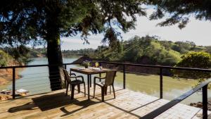 Paisaje cerca de este chalet de montaña