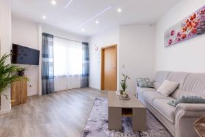 TV a/nebo společenská místnost v ubytování NEU I Ferienwohnung Jasmin