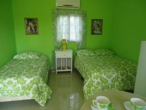 Cabañas Sherlley客房内的一张或多张床位