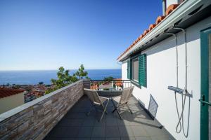 Ban công/sân hiên tại Apartamento com vista 360 sobre o Funchal
