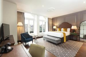 Postel nebo postele na pokoji v ubytování Hotel Indigo - Edinburgh - Princes Street by IHG