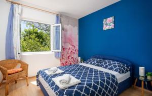 Posteľ alebo postele v izbe v ubytovaní Holiday Home Lovorno Croatia