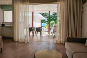 Posezení v ubytování Niu Beach Hôtel Moorea