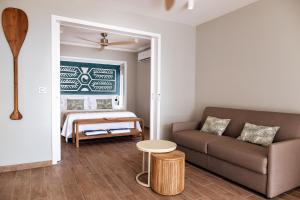Posezení v ubytování Niu Beach Hôtel Moorea