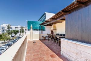 Balkón nebo terasa v ubytování Diamond & Pearl